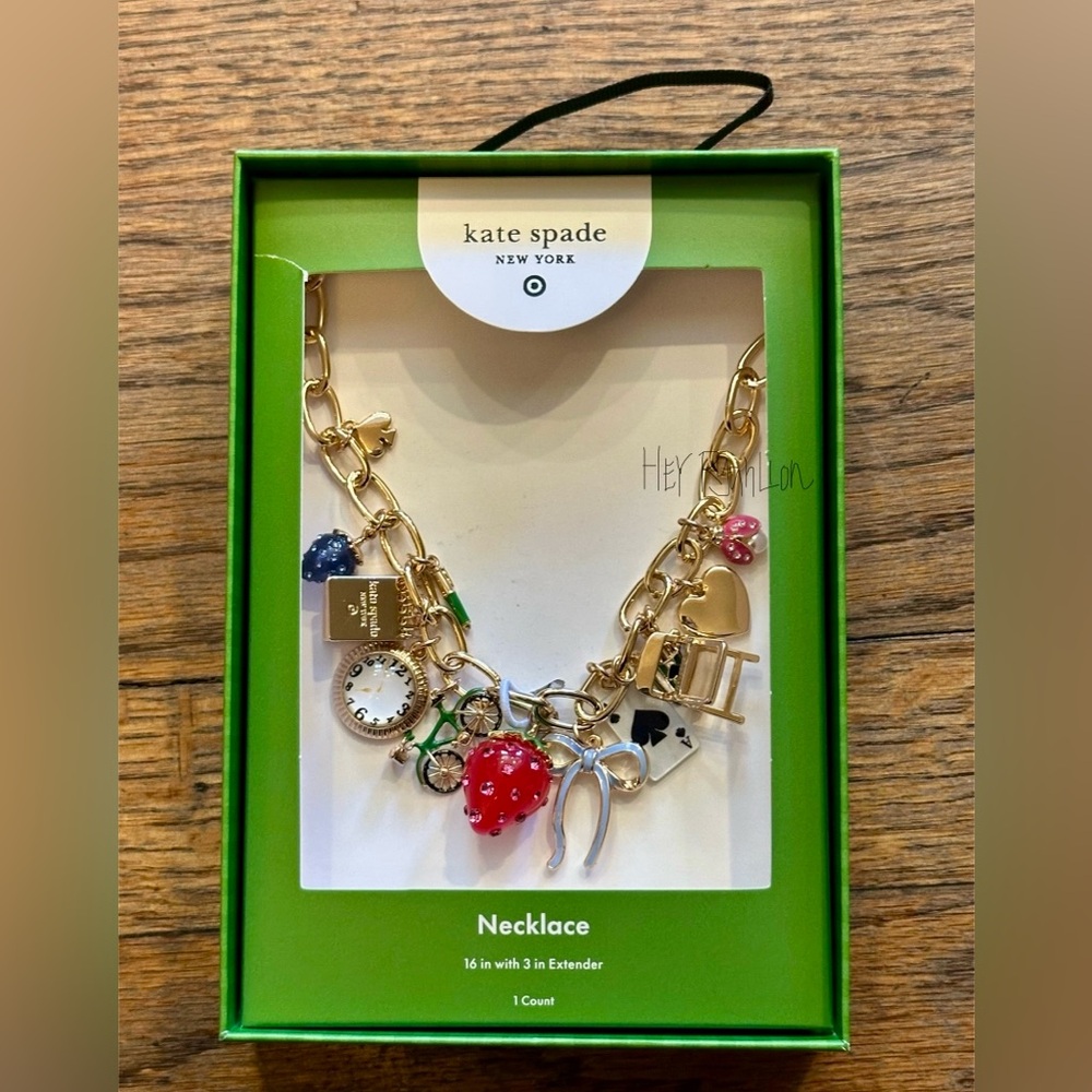 Kate Spade Gold Charm Necklace